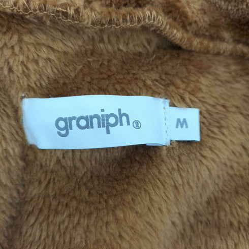 グラニフ graniph コントロールベアフォックス ボアフリースプルオーバーパーカー メンズ JPN:M